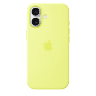 Чохол Silicone Case 1:1 з закритою кнопкою камери для iPhone 17 Neon Yellow 4114-5 фото