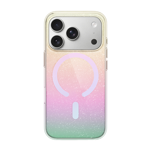 Чохол прозорий блискучий з MagSafe iPhone 17 Air Rainbow 4304-0 фото