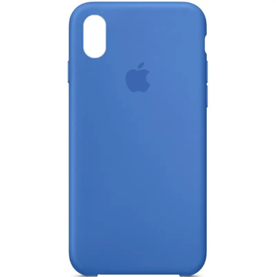 Silicone Case FULL iPhone X,Xs Royal blue 114-2 фото
