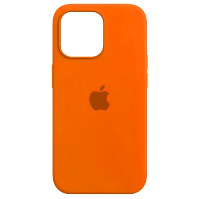 Silicone Case FULL iPhone 14 Pro Orange 129-12 фото