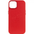 Чохол Leather Case 1:1 with MagSafe iPhone 15 Pro Max Crimson 2234-2 фото