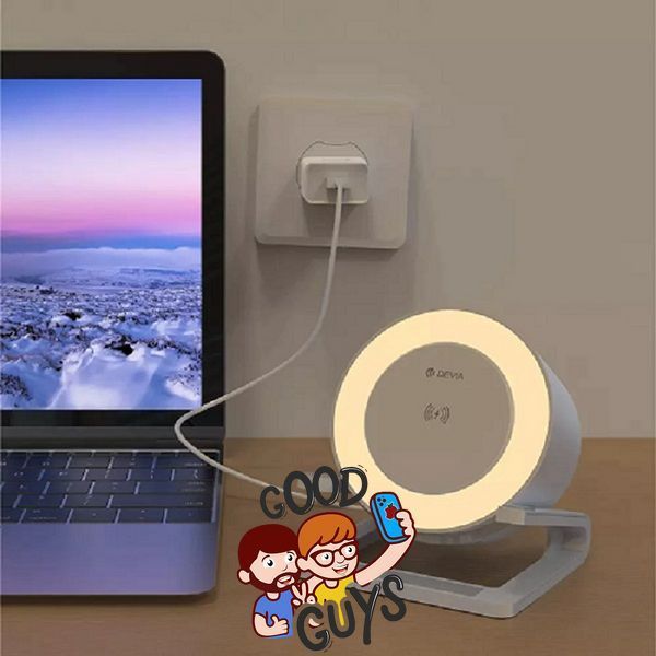 Безпровідний зарядний пристрій з колонкою Devia Smart Series Desktop Wireless Charging Speaker(I-M3) 15W 2390-1 фото