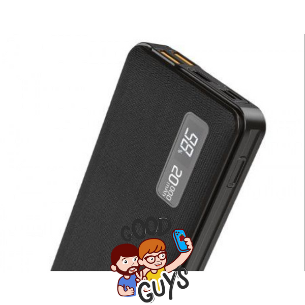 Power Bank Aspor A399 PD 20000mAh (2USB/2A/3A) Black 2360-0 фото