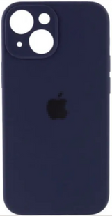 Чохол Silicone case Full + camera iPhone 15 Plus Midnight blue 2101-23 фото