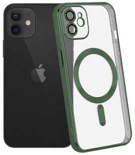Чохол Shining with MagSafe на iPhone 12 Dark Green 353-2 фото