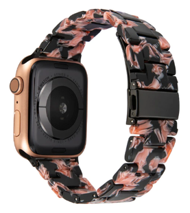 Ремінець бурштиновий для Apple Watch 42,44,45,46mm(10,11S),49mm(ultra 1-3S)Blue White 1169-20 фото