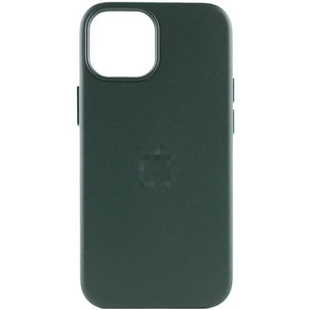 Чохол Leather Case 1:1 with MagSafe iPhone 15 Pro Max Indigo Blue 2234-3 фото