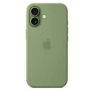Чохол Silicone Case 1:1 з закритою кнопкою камери для iPhone 17 Light Moss 4114-6 фото