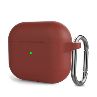 Чохол для AirPods 3 з карабіном Brown 270-12 фото