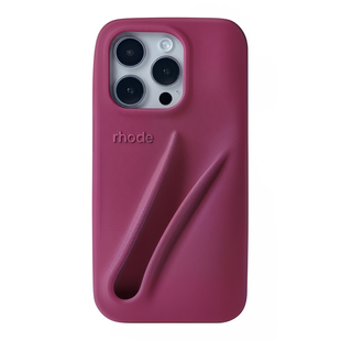 Чохол Lipstick case Rhode з місцем для блиску для iPhone 17 Pro Raspberry 4141-3 фото