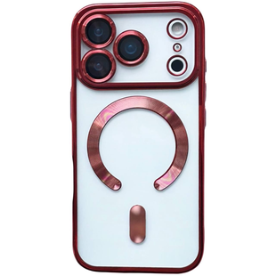Чохол Shining with MagSafe на iPhone 17 Pro Red 4067-8 фото