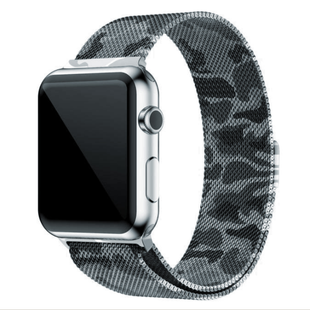 Ремінець Milanese Loop Apple Watch Magnetic 38,40,41,42mm(10,11S) Camouflage Grey 277-3 фото