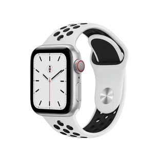 Ремінець Sport Band Nike 38,40,41,42mm(10,11S) White - Black 283-6 фото