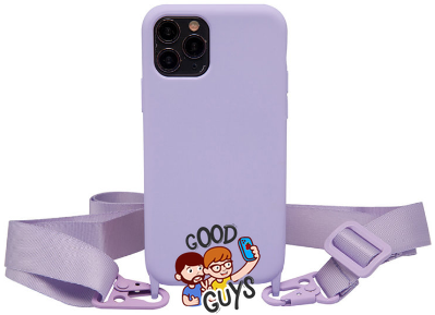 Чохол силіконовий з ремінцем Crossbody для iPhone 11 Glycine 1195-12 фото