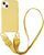 Чохол силіконовий з ремінцем Crossbody для iPhone 14 Plus Yellow 1204-9 фото