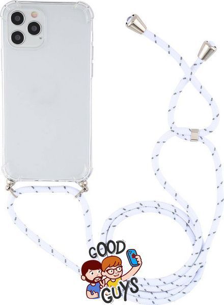 Чохол прозорий протиударний з шнурком iPhone 12 Pro Max White 1211-3 фото