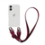Чохол Armored з ремінцем Crossbody для iPhone 17 Pro Max Rose Red 4064-9 фото