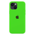 Silicone Case FULL iPhone 13 Mini Shini green 123-59 фото
