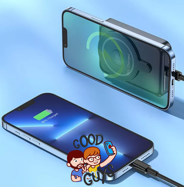 Power Bank Hoco Q11 Expressar 10000 mAh 3-in-1 MagSafe 20W White 2361-0 фото