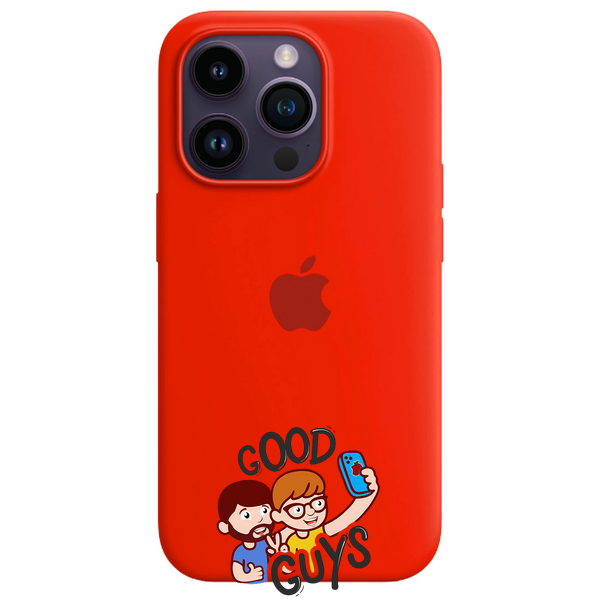 Silicone Case FULL iPhone 14 Pro Red 129-13 фото