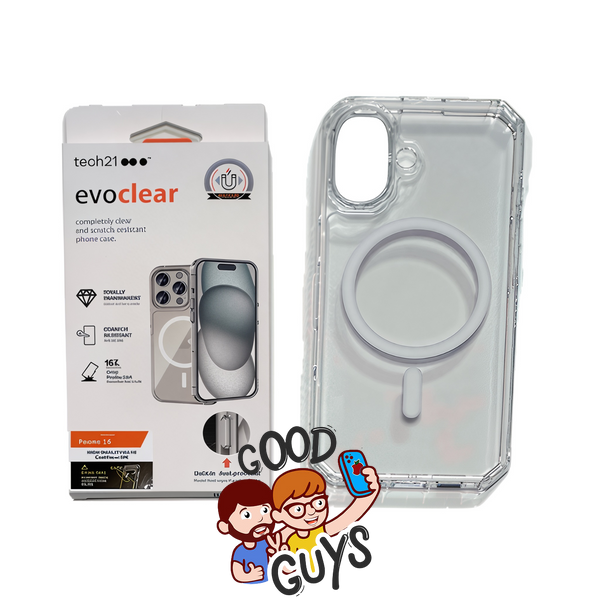 Чохол прозорий Tech21 EvoClear Case з MagSafe iPhone 17 Pro 4027-0 фото