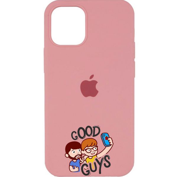 Silicone Case FULL iPhone 13 Pro Max Pink 126-11 фото