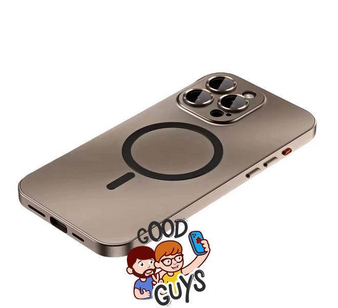 Metal Case 2in1 Magsafe iPhone 15 Pro Titanium Gray 2849-4 фото