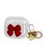 Чохол Jewelry для AirPods 1/2 з карабіном Red Bow 2301-9 фото 1