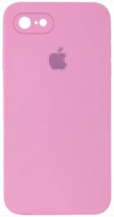 Чохол Silicone Case FULL+camera, SQUARE side iPhone 7, 8, SE 2 Light pink 1055-3 фото