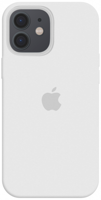 Silicone Case FULL iPhone 12 Mini White 120-8 фото
