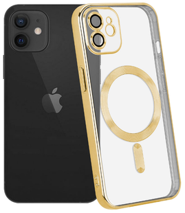 Чохол Shining with MagSafe на iPhone 12 Gold 353-3 фото