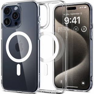 Чохол прозорий Spigen Crystal з MagSafe iPhone 15 Pro 2202-0 фото