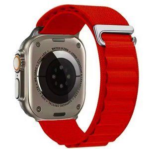 Ремінець Alpine Loop Band 42,44,45,46mm(10,11S),49mm(ultra 1-3S)Red 286-17 фото