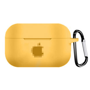 Чохол AirPods Pro з лого та карабіном Gold 268-18 фото