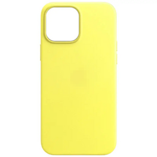 Чохол Leather Case 1:1 with MagSafe iPhone 15 Pro Max Canary Yellow 2234-4 фото