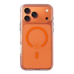 Чохол Crystal ColorFrame with MagSafe iPhone 17 Pro Max Orange 4400-5 фото