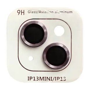 Скло (лінзи) для камери Metal Classic для iPhone 13/13 mini/14 Rose Gold 1798-3 фото