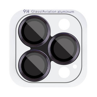 Скло (лінзи) для камери Metal Classic для iPhone 17 Pro Black 3927-0 фото