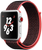 Ремінець Nylon Loop Apple Watch 38,40,41,42mm(10,11S)Red - Black 281-27 фото