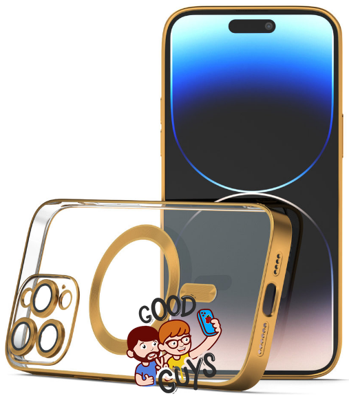 Чохол Shining with MagSafe на iPhone 13 Pro Gold 358-3 фото