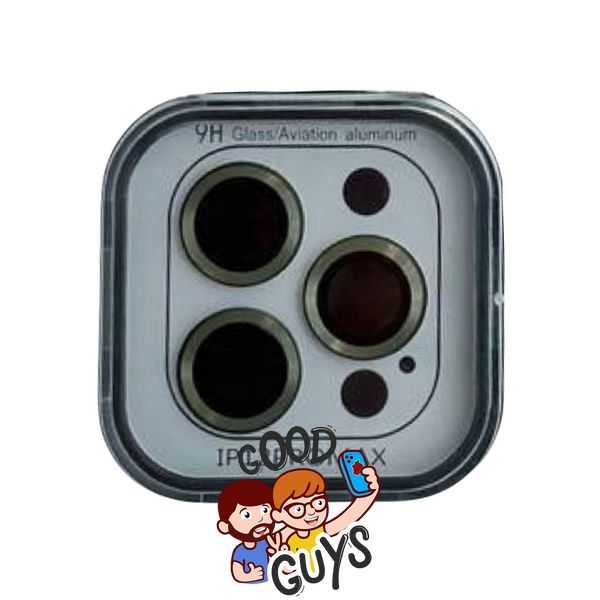 Скло (лінзи) для камери Metal Classic для iPhone 15 Pro/15 Pro Max Dark Green 1802-9 фото