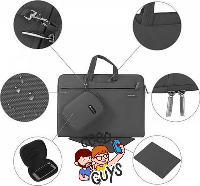 Чохол-сумка WIWU для ноутбуку 13"/14" Campus Slim Series ( + чохол та коврик для мишки) Blue 2614-2 фото