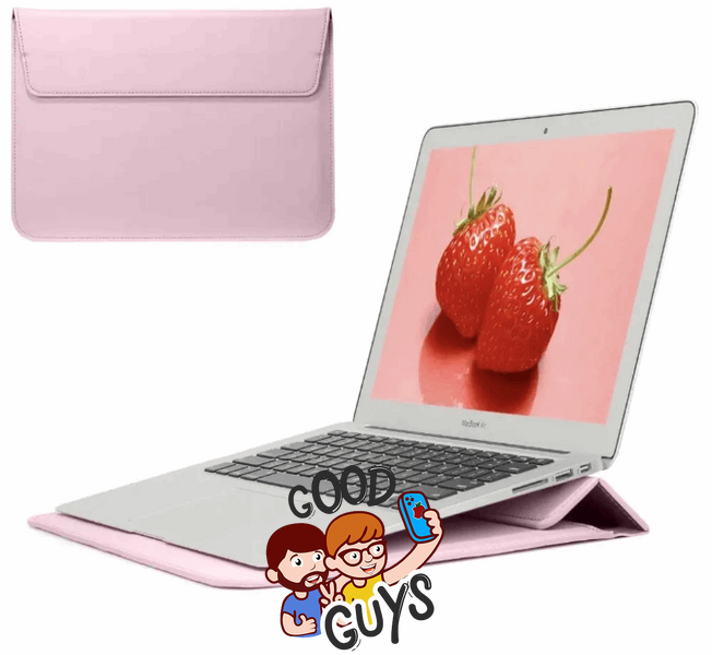 Конверт з екошкіри для MacBook 13’ , 14’ Pink 289-7 фото
