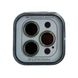 Скло (лінзи) для камери Metal Classic для iPhone 15 Pro/15 Pro Max Dark Green 1802-9 фото 1