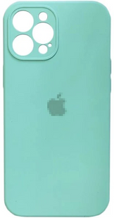 Чохол Silicone case Full + camera iPhone 15 Pro Max Sea blue 2103-3 фото