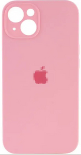 Чохол Silicone case Full + camera iPhone 14 Plus Light pink 1070-0 фото