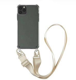 Чохол Armored з ремінцем Crossbody для iPhone 12 Pro White 1479-11 фото