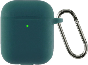 Чохол з мікрофіброю для AirPods 1/2 Forest Green 1430-20 фото