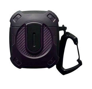 Чохол для AirPods 1/2 Protective Carbines Deep Purple 2998-3 фото