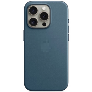 Чохол FineWoven with MagSafe для iPhone 15 Plus Pacific Blue 1898-3 фото